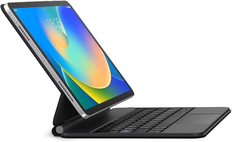 Photo 1 of Keyboard Case for iPad 10th Generation 2022 & 11th (A16, 2025) – Magic-Style Keyboard with Multi-Touch Trackpad – Floating Cantilever Stand – Magnetic Case for iPad 10.9 inch 10th / 11th Gen.