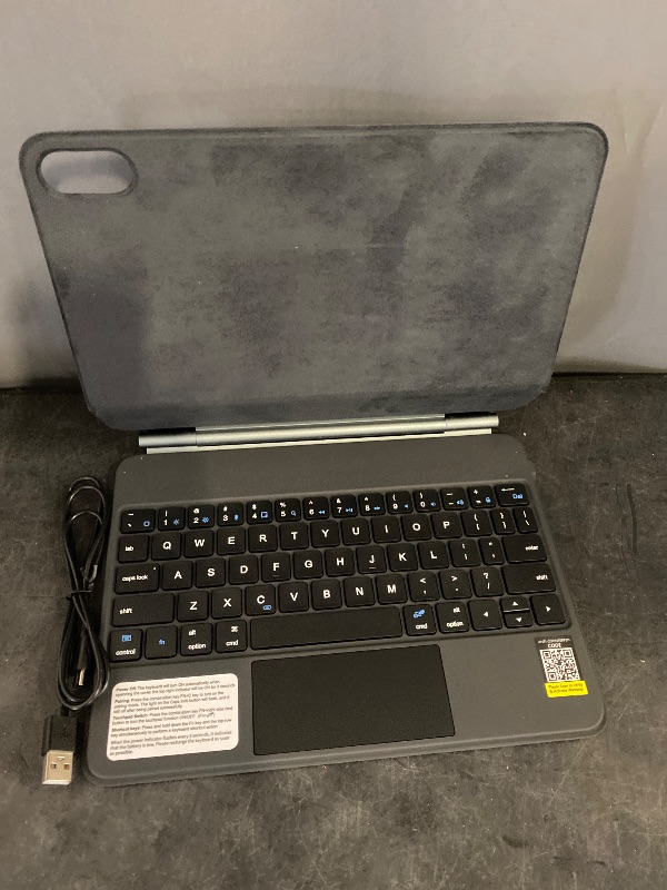 Photo 1 of Keyboard Case for iPad 10th Generation 2022 & 11th (A16, 2025) – Magic-Style Keyboard with Multi-Touch Trackpad – Floating Cantilever Stand – Magnetic Case for iPad 10.9 inch 10th / 11th Gen.