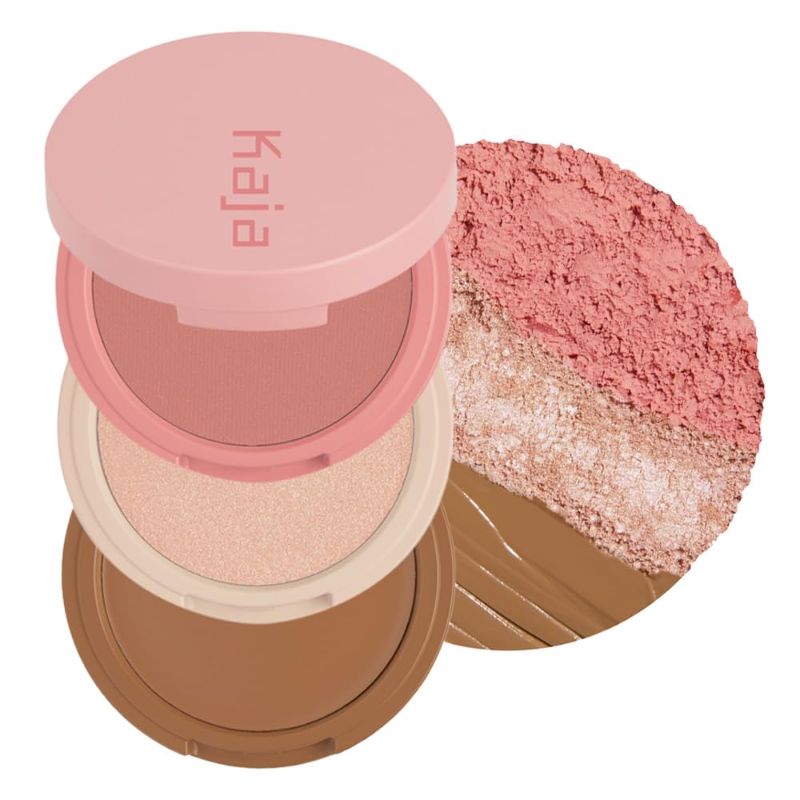 Photo 1 of KAJA 3 Colors Palette - Play Bento_Butter Up | Powder Blusher, Highlighter, Cream Bronzer, Creamy Application, with Mango Seed Butter, Powdery Finish, Easy Finger Application, Mother's Day