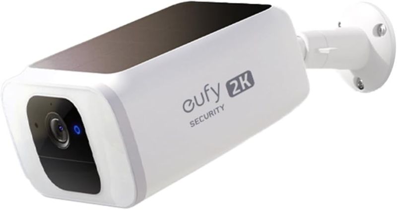 Photo 1 of eufy Security SoloCam S230,SOLARPLUS, Solar Security Cameras Wireless Outdoor, 2K Cameras for Home Security, Integrated Solar Panel, Spotlight, 2.4GHz Wi-Fi, No Monthly Fee