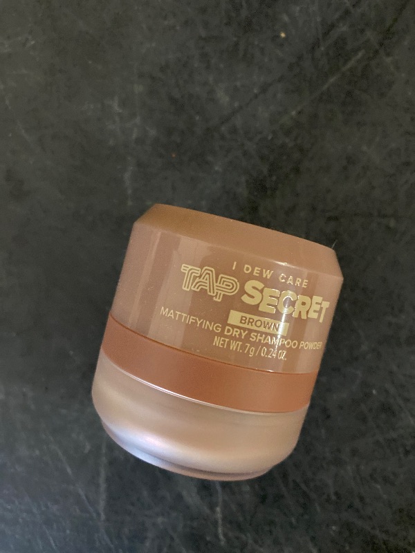 Photo 1 of I DEW CARE Biotin Clarifying Dry Shampoo - Tap Secret Brown | Strengthening & Volumizing, Powder Type, Refillable, Travel size, Non-aerosol, Brunette, Korean Ginseng, Mother's Day, 0.24 Oz