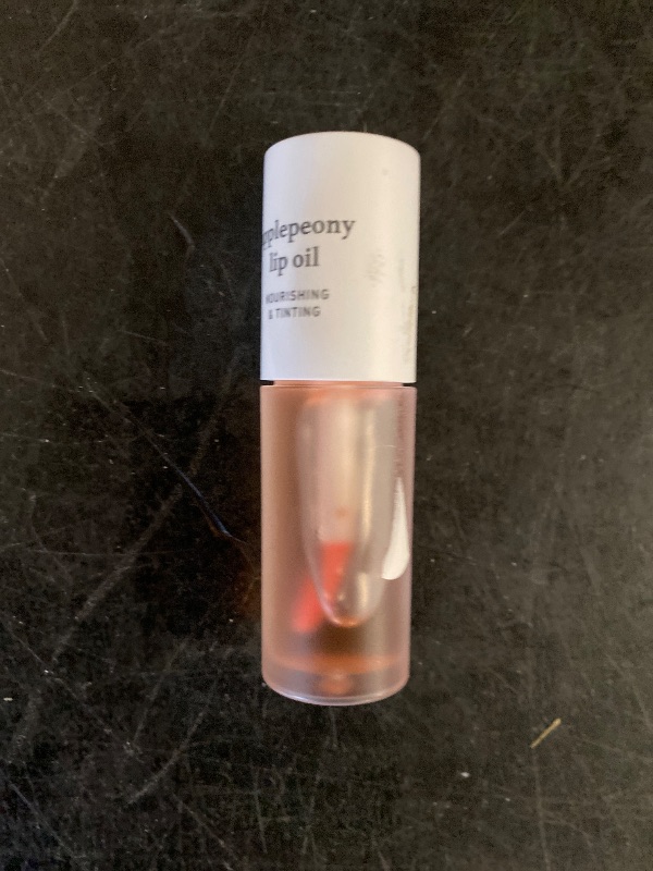 Photo 1 of NOONI Korean Vegan Appleseed Lip Oil - Applepeony | Long-Lasting, Moisturizing, Plumping, Revitalizing for Dry Lips, Waterproof, No Peel Off, Hydrating, Nourishing Crystal Clear, 0.12 FL Oz