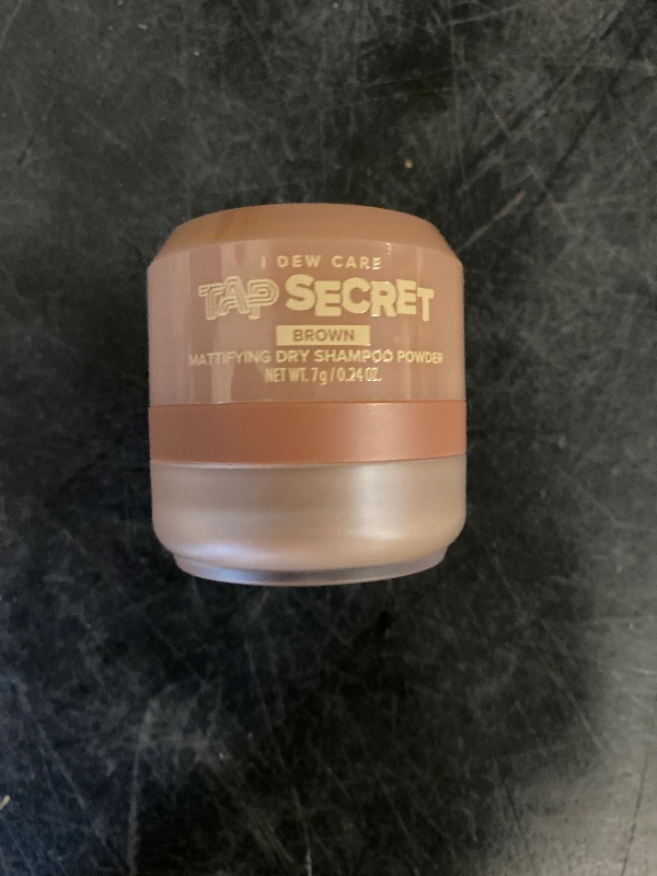 Photo 1 of I DEW CARE Biotin Clarifying Dry Shampoo - Tap Secret Brown | Strengthening & Volumizing, Powder Type, Refillable, Travel size, Non-aerosol, Brunette, Korean Ginseng, Mother's Day, 0.24 Oz