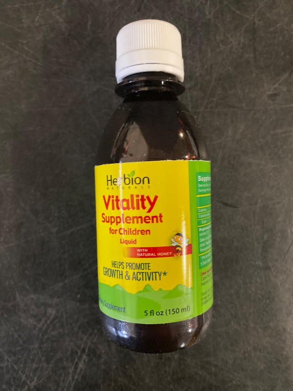 Photo 1 of HERBION Naturals Vitality Supplement for Children - Promotes Growth and Appetite - Relieves Fatigue - Improves Mental and Physical Performance – Boosts Energy – 5 fl oz. – for Kids 1 Year and Above
