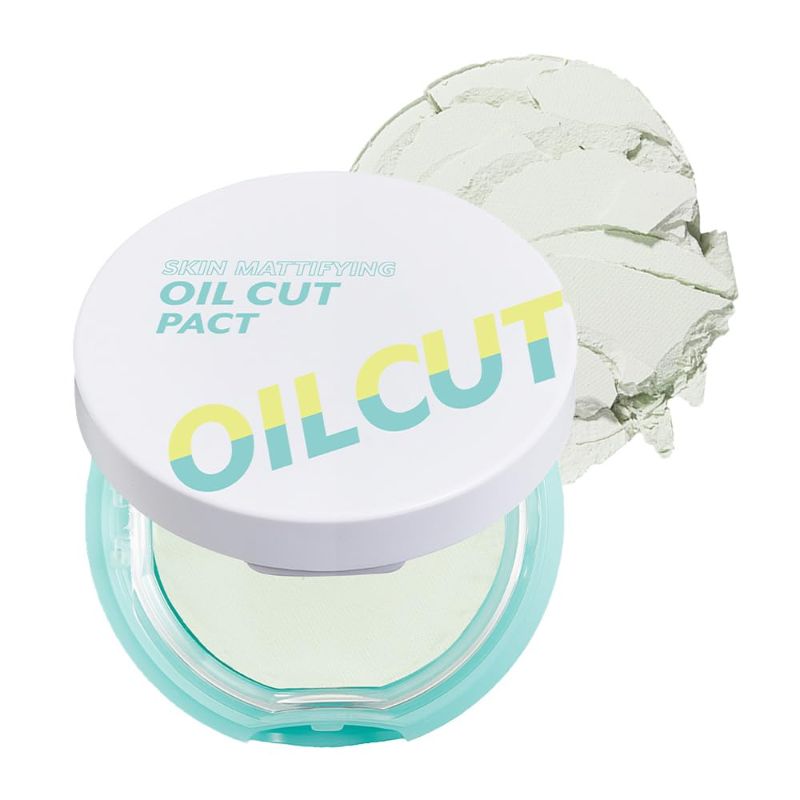 Photo 1 of I'M MEME Compact - Oil Cut Pact | Skin Mattifying, Sebum Absorbing, Korean Pressed Setting Powder, for Blurring Effect, Makeup Foundation, Translucent Compact, Oily Skin, Natural Coverage, 0.35 Oz