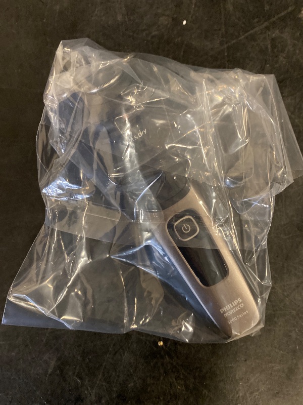 Photo 1 of Philips Shaver for Men Series 3000 Rechargeable Wet/Dry Mens Electric Shavers Electric Razor for Men- Modern Steel Metallic
