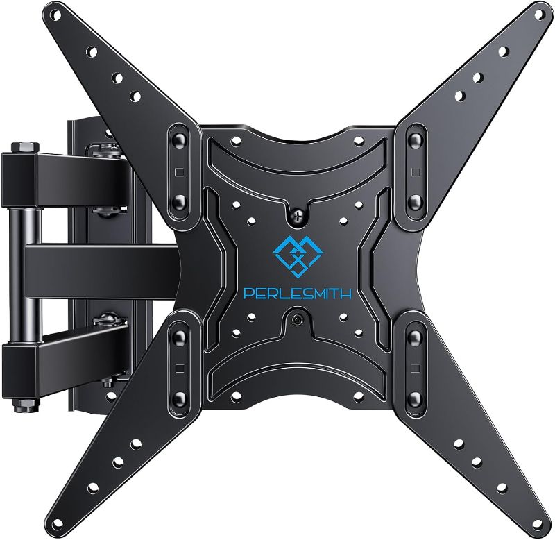 Photo 1 of PERLESMITH Full Motion TV Wall Mount for 26-60 Inch TVs, UL-Listed TV Mount with Articulating Arms Swivels Tilt Extension - Wall Mount TV Brackets VESA 400x400 Fits LED LCD OLED 4K TVs Up to 77 lbs