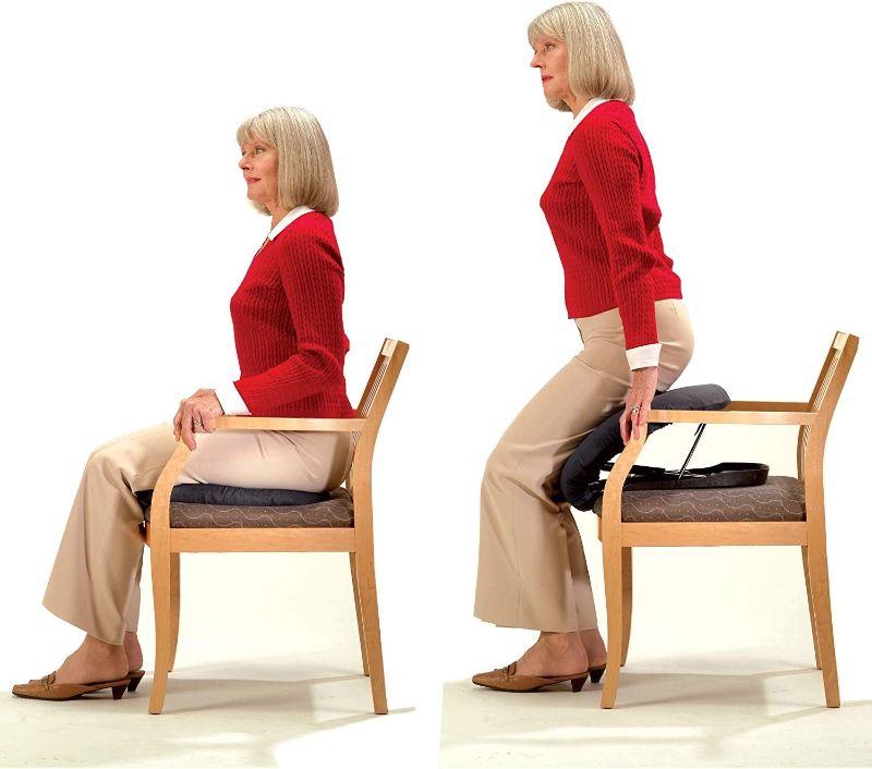 Photo 1 of Carex Upeasy Seat Assist Plus - Chair Lift And Sofa Stand Assist - Portable Lifting Seat For Persons 200 Pounds to 340 Pounds, Provides 70% Assistance