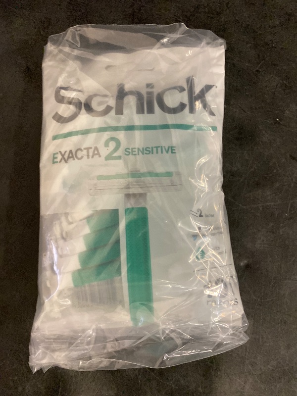 Photo 1 of Schick Exacta2 Sensitive Skin Disposable Mens Shaver 20 Count (10 Count x 2Pack)