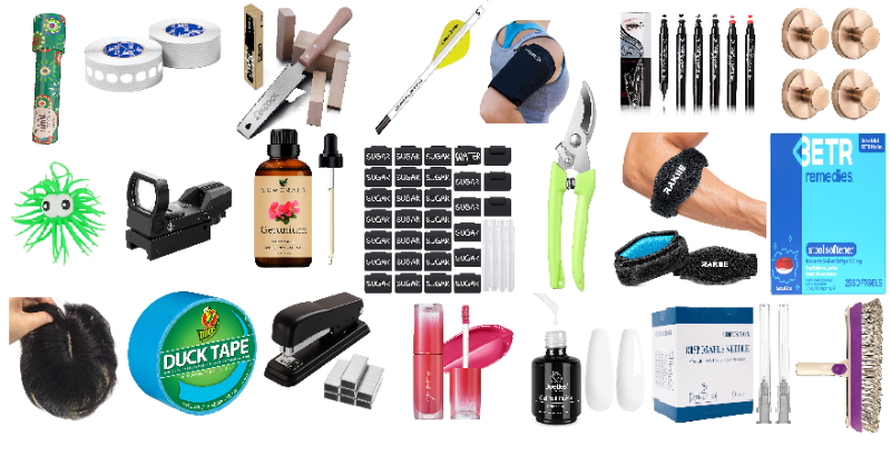 Photo 1 of 24 Item Bundle Health & Wellness, Toys & Games, Beauty Accessories, Cleaning Supplies, Bed & Bath : Elbow Brace 2 Pack-Climate Pledge Friendly, Tennis Elbow Brace for Men Women |Sustainable Non-slip Tennis Elbow Strap for Tendonitis, Adjustable Golfer Cou