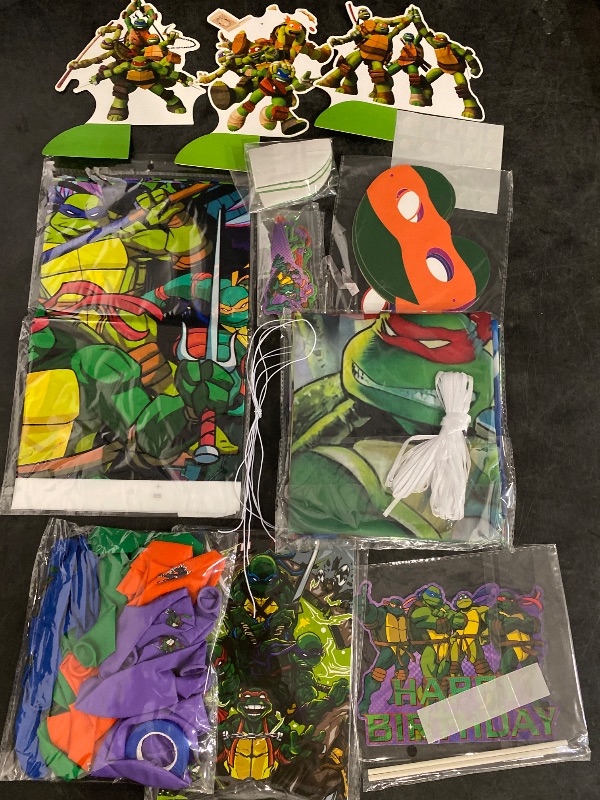 Photo 1 of 4 Piece Bundle Party Supplies & Seasonal Decor | Cartoon Story Party Decorations 4 Pack Supplies Tablecloths ,Table Covers Birthday Party Supplies for Birthday Party Events | 24 Pcs Mini Spring Party Favors for Kids 3-5 4-8, Goodie Bags Stuffers for Birth