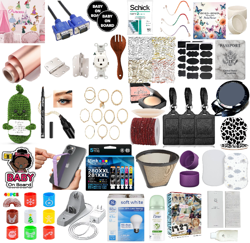 Photo 1 of 40 Item Kitchen & Dining, Jewelry Accessories, Seasonal & Party Supplies, Home Essentials, Car Accessories, Bath & Body, Baby Nursery, Toys & Games, Printer Accessories, Electronic Accessories, Hardware, | TILLYOU Baby Bassinet Sheets for Girls Boys, Fit 