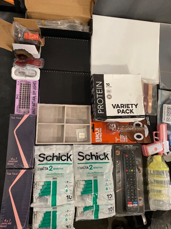 Photo 1 of 24 Item Bundle Toys & Games, Baby Feeding, Sports Equipment, Electronic Accessories, Beauty Accessories, Kitchen & Dining, Printer Accessories, Hair Care, Home & Office Supplies, Vitamins & Pantry 
_________________________________________________________