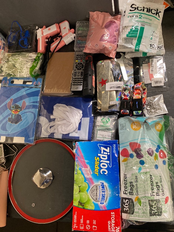 Photo 1 of 34 Item miscellaneous Bundle : Kitchen & Dining, Women's Clothing , Cleaning Supplies, Toys & Games, Pet Supplies, Seasonal & Party Supplies, Bath & Bed, Hair Care, Phone Accessories, Jewelry, Headphones, Baby Feeding, Tools, Costumes & Accessories