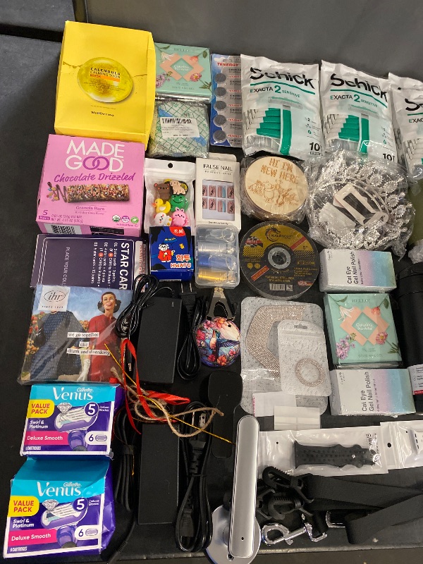 Photo 1 of 50 Item Miscellaneous Bundle | Beauty Accessories, Seasonal & Party Supplies, Hair Care, Computer Accessories, Kitchen & Dining, Hardware, Home Decor, Pet Supplies, Toys & Games, Skin Care, Office Supplies, Car Accessories