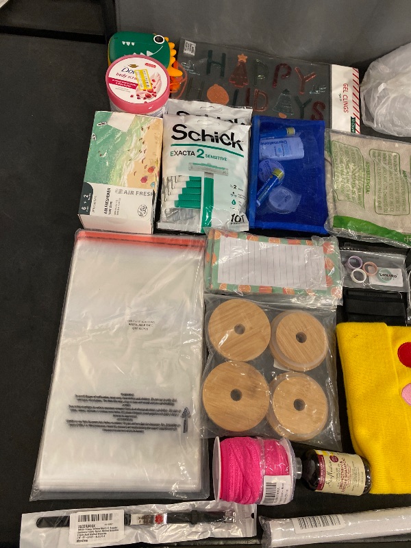 Photo 1 of 29 Item Miscellaneous Bundle | Bed & Bath, Electronic Accessories, Pet Supplies, Cleaning Supplies, Home Decor, Skin Care, Kitchen & Dining, Storage & Organization, Seasonal & Party Supplies, Arts & Crafts & Sewing, Toys & Games, Jewelry