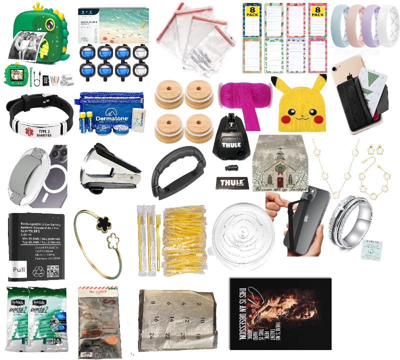 Photo 1 of 29 Item Miscellaneous Bundle | Bed & Bath, Electronic Accessories, Pet Supplies, Cleaning Supplies, Home Decor, Skin Care, Kitchen & Dining, Storage & Organization, Seasonal & Party Supplies, Arts & Crafts & Sewing, Toys & Games, Jewelry