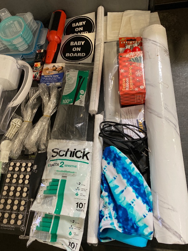 Photo 1 of 29 Item Miscellaneous Bundle | Hardware, Seasonal & Party Supplies, Kitchen & Dining, Cleaning Supplies, Storage & Organization, Hair Care, Woman's Clothing, Pet Supplies, Home Decor, Electronic Accessories