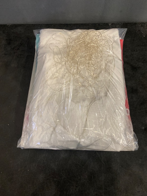 Photo 1 of Christmas Items Bundle | 4  20FT. Christmas Lights, 2 Christmas Tree Ornaments, 10 Spoons for Party, 1 Light Up Spike Ball, 2 White Christmas Tree Pillows, 8 Variety Christmas Bags