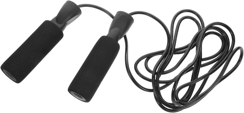 Photo 1 of Jumprope for Fitness Men, Jumpropes for Adults Fitness, Black