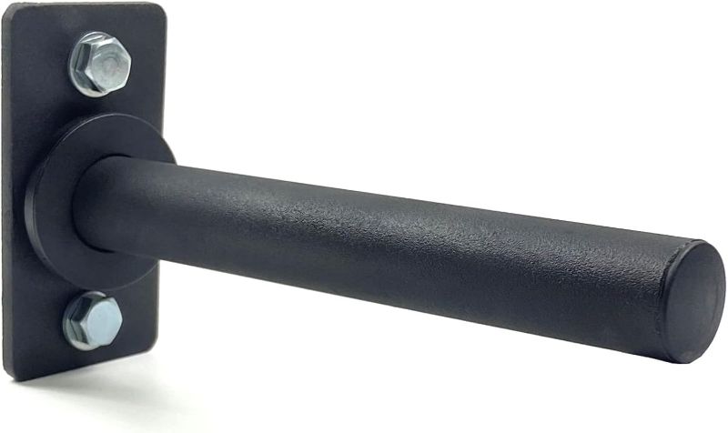 Photo 1 of Trenbon Standard Wall Mount Weight Plate Holder for 1" Standard Weight Plate & Wall Mount Storage, 100lb Capacity (Black Single)