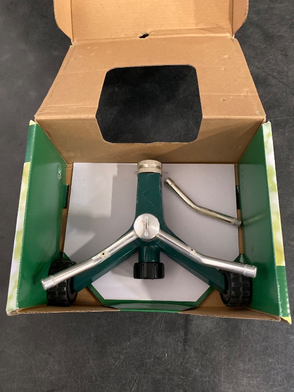 Photo 1 of 3-Arm Metal Sprinkler with Wheel Base (3-Arm Sprinkler)