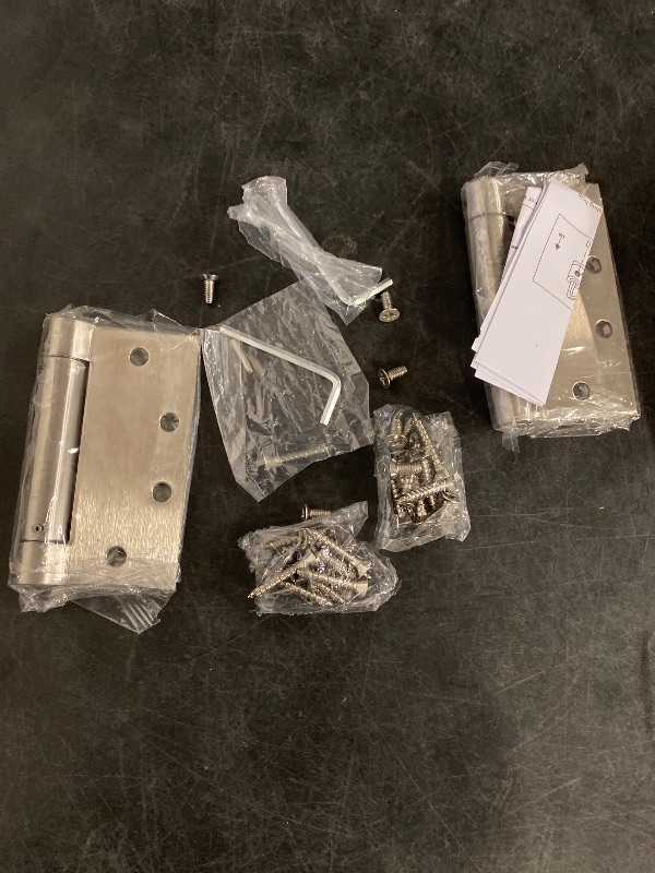Photo 1 of SORGMACH Door Hinge 3 1/2 Inch Interior Door Hinges Matte Black 3.5 Inch Interior Hinges Flat Iron Hinge 3 ½"x 3 ½" Door Hardware 5/8" Radius - 12 Pieces