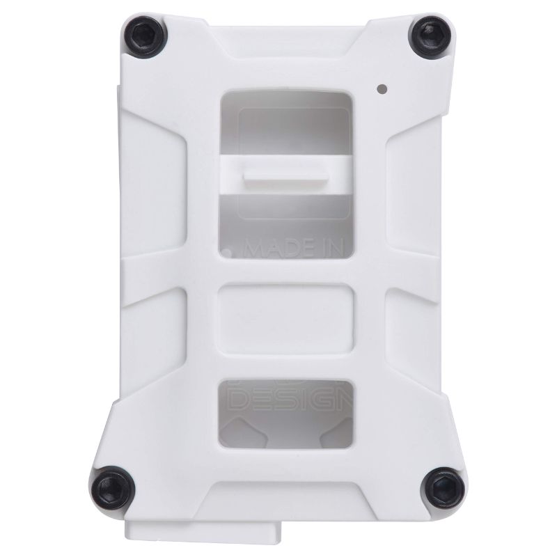 Photo 1 of Heavy-Duty Key Fob Cover - for Toyota Tacoma 16-23 3rd Gen, Tundra & 4Runner 20-21 3rd Gen Accessories -Rugged Key Protector - Shockproof & Scratch-Resistant - Secure Fit (White, Black Screws)