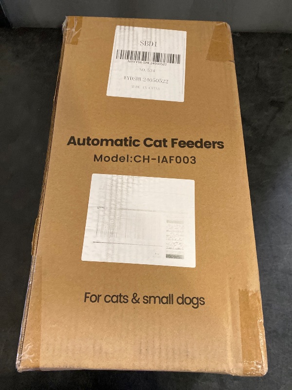 Photo 1 of Automatic Cat Feeder with App Control,4L Large Capacity Cat Food Dispenser, Battery Backup&Manual Mode-Triple Sealed Lock,Stainless Steel Bowl for Dry/Kibble Food,Smart Scheduling&Offline Feeding