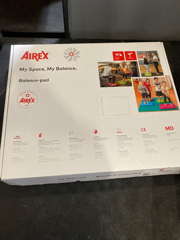 Photo 1 of AIREX Balance Pad – Stability Trainer for Balance, Stretching, Physical Therapy, Exercise, Mobility, Rehabilitation and Core Training Non-Slip Closed Cell Foam Premium Balance Pad