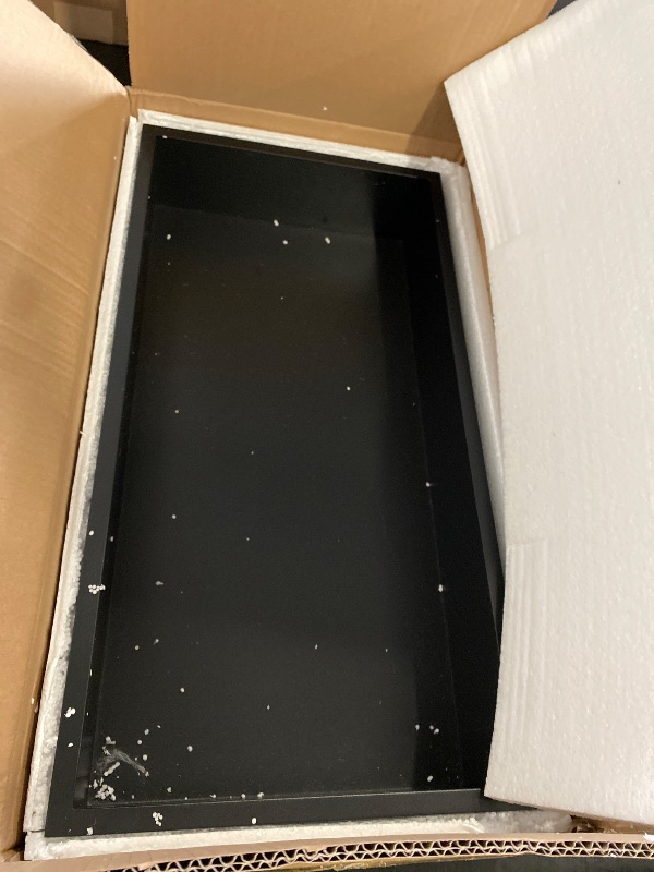 Photo 1 of 12" X 24" Shower Niche Insert Tile Ready, Niche for Shower Wall, Stainless Steel Recessed Shelf No Tile Needed for Bathroom Storage, Matte Black