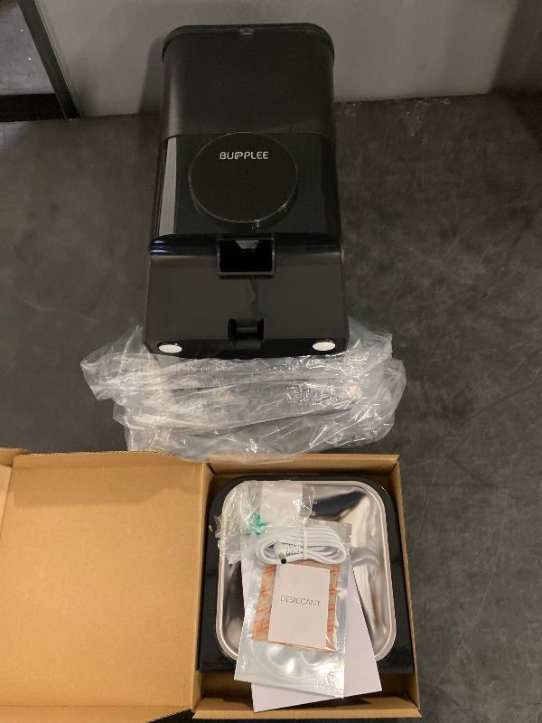 Photo 1 of Automatic Cat Feeder with App Control,4L Large Capacity Cat Food Dispenser, Battery Backup&Manual Mode-Triple Sealed Lock,Stainless Steel Bowl for Dry/Kibble Food,Smart Scheduling&Offline Feeding