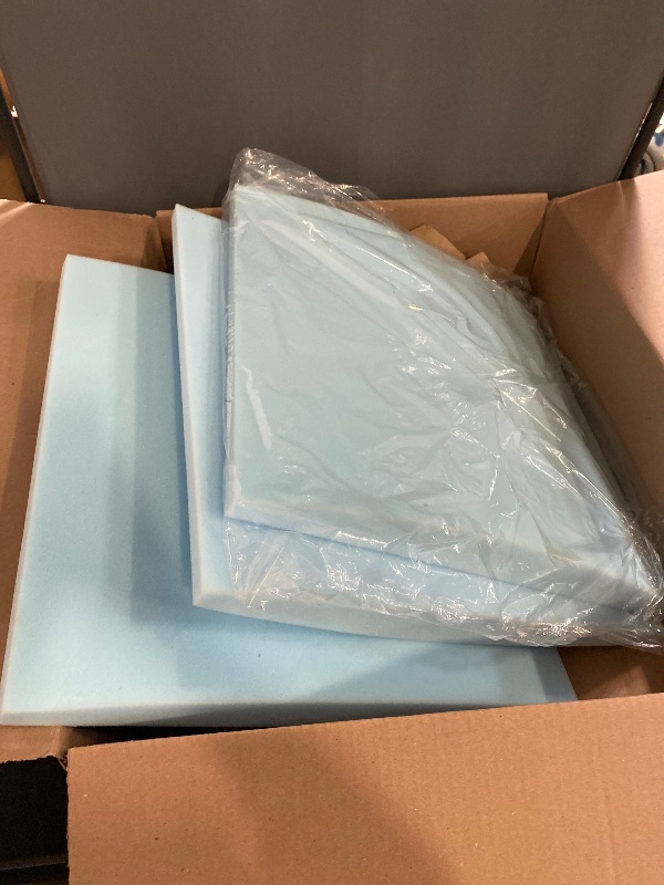 Photo 1 of Couch Cushion Support for Sagging Cushions 20''x20'', Two in One Sofa Cushion Support to Repair Sagging Seats, Lift Saggy Seats, Extend Couch's Life, Blue & Grey 3PCS