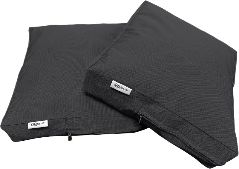 Photo 1 of 2 Pack 24X22 Inch Outdoor Back Cushion Memory Foam Pillows