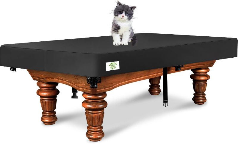Photo 1 of Pool Table Cover 8 Feet (Small),Waterproof Billiard Table Covers for 8 Foot Tables