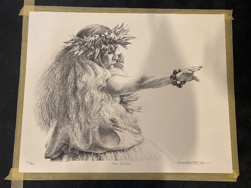 Photo 1 of Hula Collection: Hula Kahiko Rino Gonzalez Tabora Gallery , 137/500