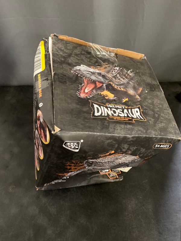 Photo 1 of Maxx Action Interactive Dinosuar Helmet with Moving Jaw, Roars and Growls, Dinousaur Halloween Costume, Adjustable for Children and Adults