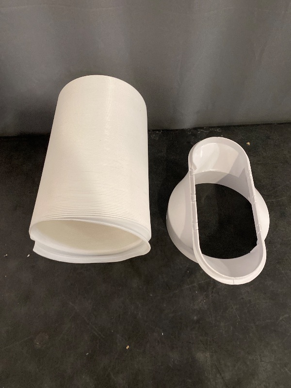 Photo 1 of Portable Ac Window Vent Kit,5 inch Portable Air Conditioner Exhaust Hose Coupler Air Conditioning Part Window Adapter Supports CW CCW Threads, Portable Air Conditioner Exhaust Window Adapter + VAGKRI Portable Air Conditioner 12000&14000 BTU Exhaust Hose