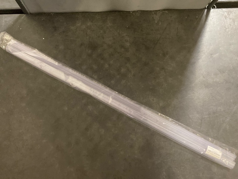 Photo 1 of 4 Pack Frameless Shower Door Bottom Seal, 1/4 x 39 Clear PVC Shower Seal Strip for 1/4 Inch Glass Shower Door Stop Shower Leaks