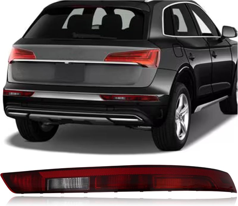 Photo 1 of Rear Bumper Brake Tail Light Kit Compatible with Audi Q5 SUV 2018-2023 Right Passenger Side Lower Rear Tail Fog Lamp Replace (Right passenger side)