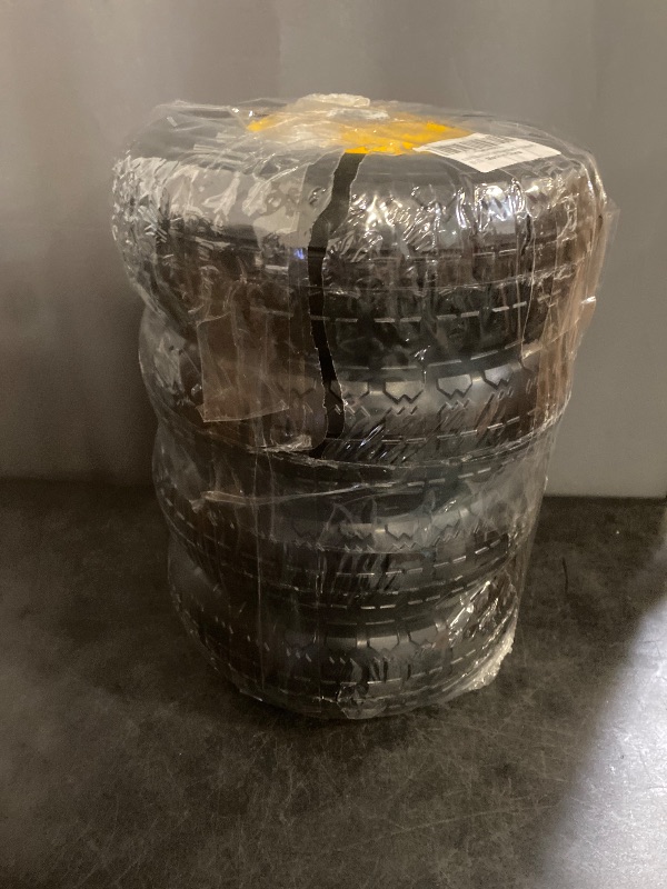 Photo 1 of 4.10/3.50-4 Tire and Dolly Wheel Flat Free - Solid Rubber Hand Truck Wheels 5/8" Axle - Gorilla Cart Tires Replacement for Garden, Wagon, Yard and Wheelbarrow (10 Inch 4 Pack)