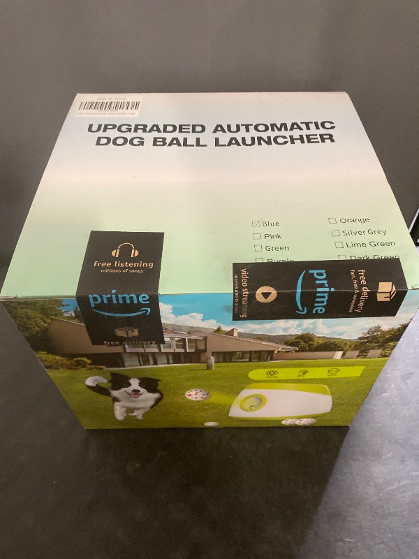 Photo 1 of AutoDog Ball Launcher - Large Silent Dog Ball Thrower with Remote Control, 3 Adjustable Distances (40t/60ft/80ft), Rechargable,Includes 6 Durable 2.5" Balls for Medium/Large Dogs