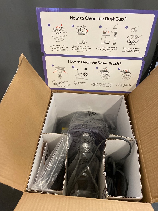 Photo 1 of Mattress Vacuum Cleaner,Bed Vacuum Cleaner with UV-C Light,16Kpa,140°F Heat,Ultrasonic,Anion,Handheld Vacuums for Bed,Sofa,Couch,Crib(Corded, Purple)