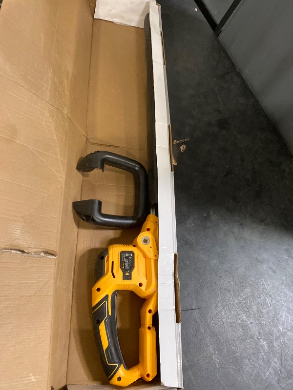 Photo 1 of MaxMore Cordless Hedge Trimmer, Compatible with DeWALT 20V Max Battery (Tool Only) Electric Brushless Hedge Shear with 22-Inch Blade & 1500RPM Speed & Safety Lock, Lightweight & Handheld for Lawn Yard