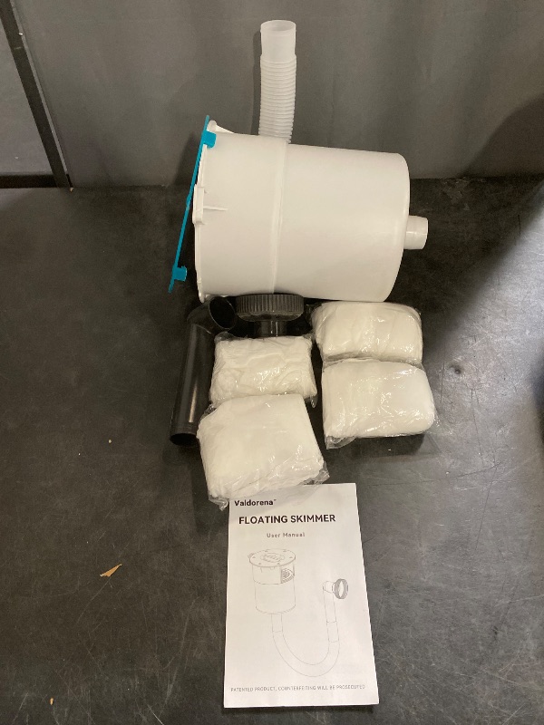 Photo 1 of Surface Float Skimmer,2025 Upgrade,No Installation Required, no Adjustable Bracket Required,Comes with 10 Filter Socks