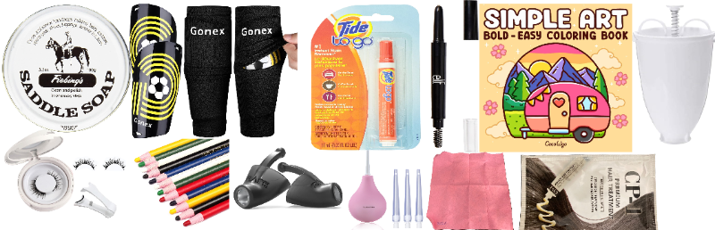 Photo 1 of 12 Item Miscellaneous Bundle | Health and Wellness, Cleaning Supplies, Arts & Crafts & Sewing, Books & Music & Media, Kitchen & Dining, Beauty Accessories, Hair Care