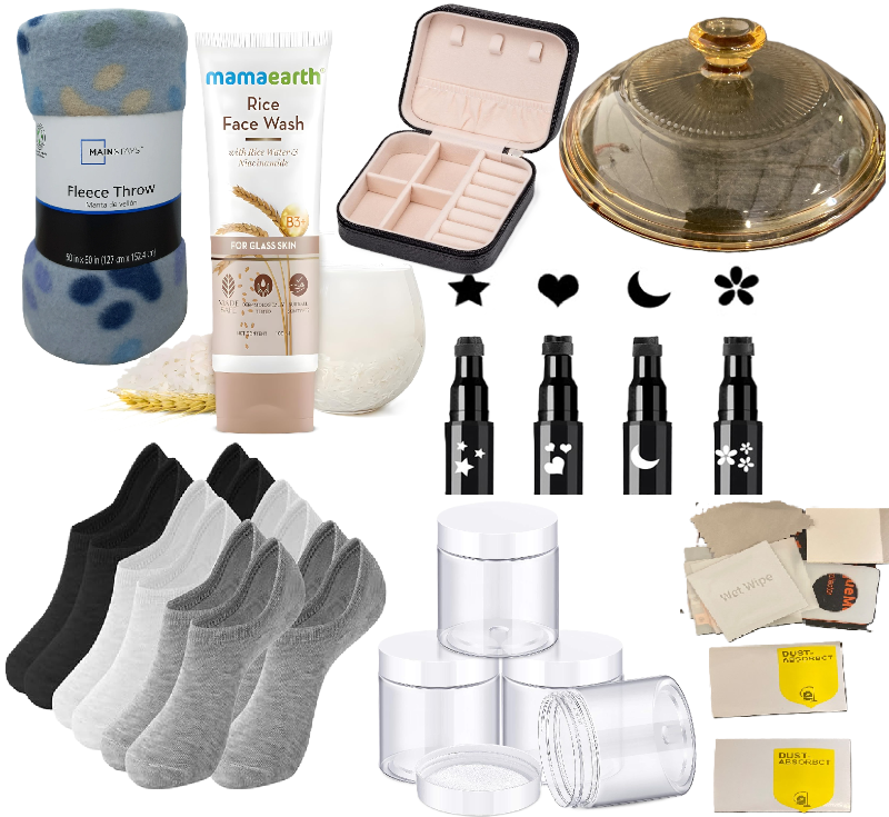 Photo 1 of 8 Item Miscellaneous Bundle | Bed & Bath, Kitchen & Dining, Storage & Organization, Skin Care, Women's Clothing, Beauty Accessories, Electronic Accessories