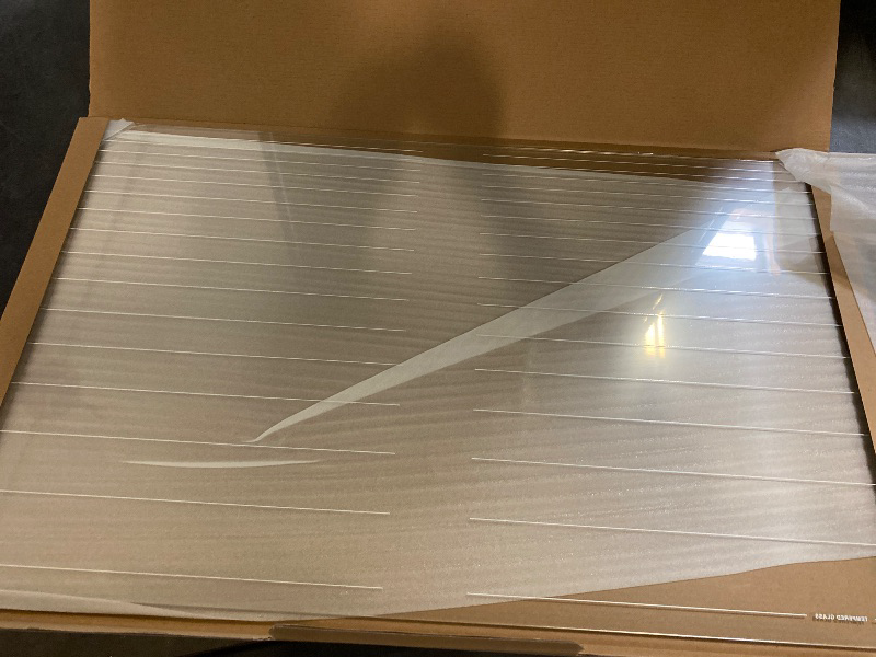 Photo 1 of WP2176225 Refrigerator Glass Shelf Replacement Parts 27x16 inches Compatible with Kenmore Crisper Cover and Whirlpool Glass Shelf Crisper Pan Insert EAP326774 2204848 2173300 2180069 2210581
