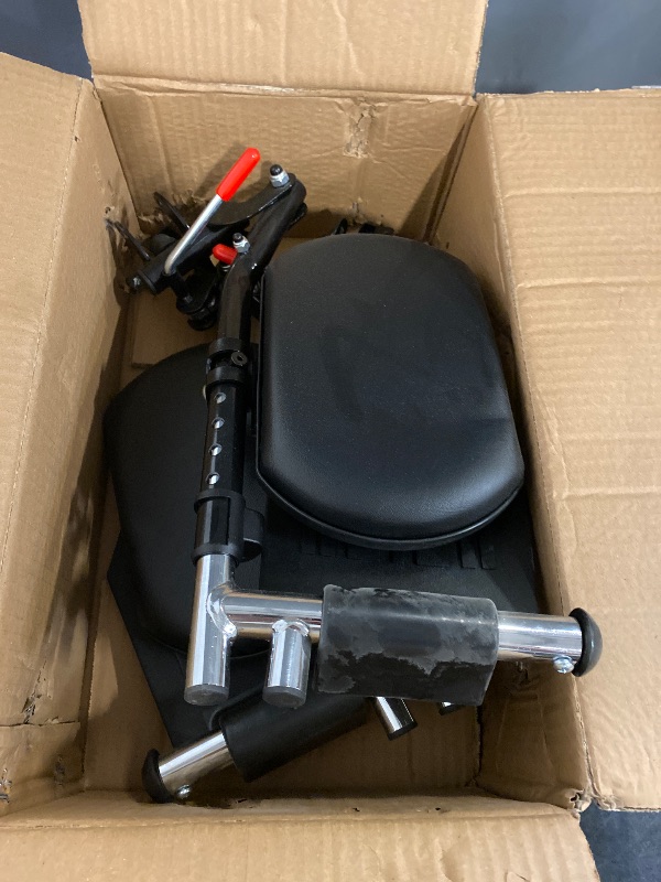 Photo 1 of Wheelchair Elevating Legrests with Padded Calf Pads, Composite Footplates, Fits Most Standard wheelchairs of All Brands. Wheelchair Parts,Same Functional Structure as LK3JELR,T94,(1Pr, Black)