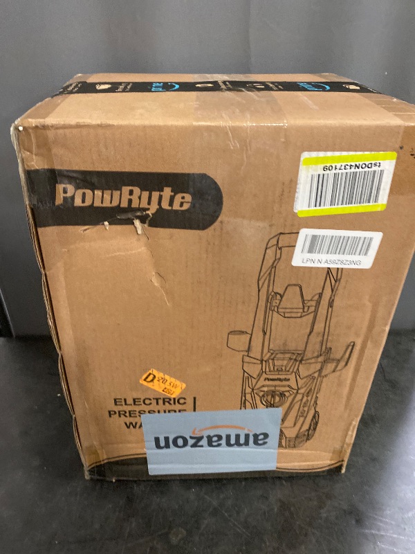Photo 1 of PowRyte Electric Pressure Washer, Foam Cannon, 4 Different Pressure Tips, Power Washer, 5000 PSI 3.0 GPM